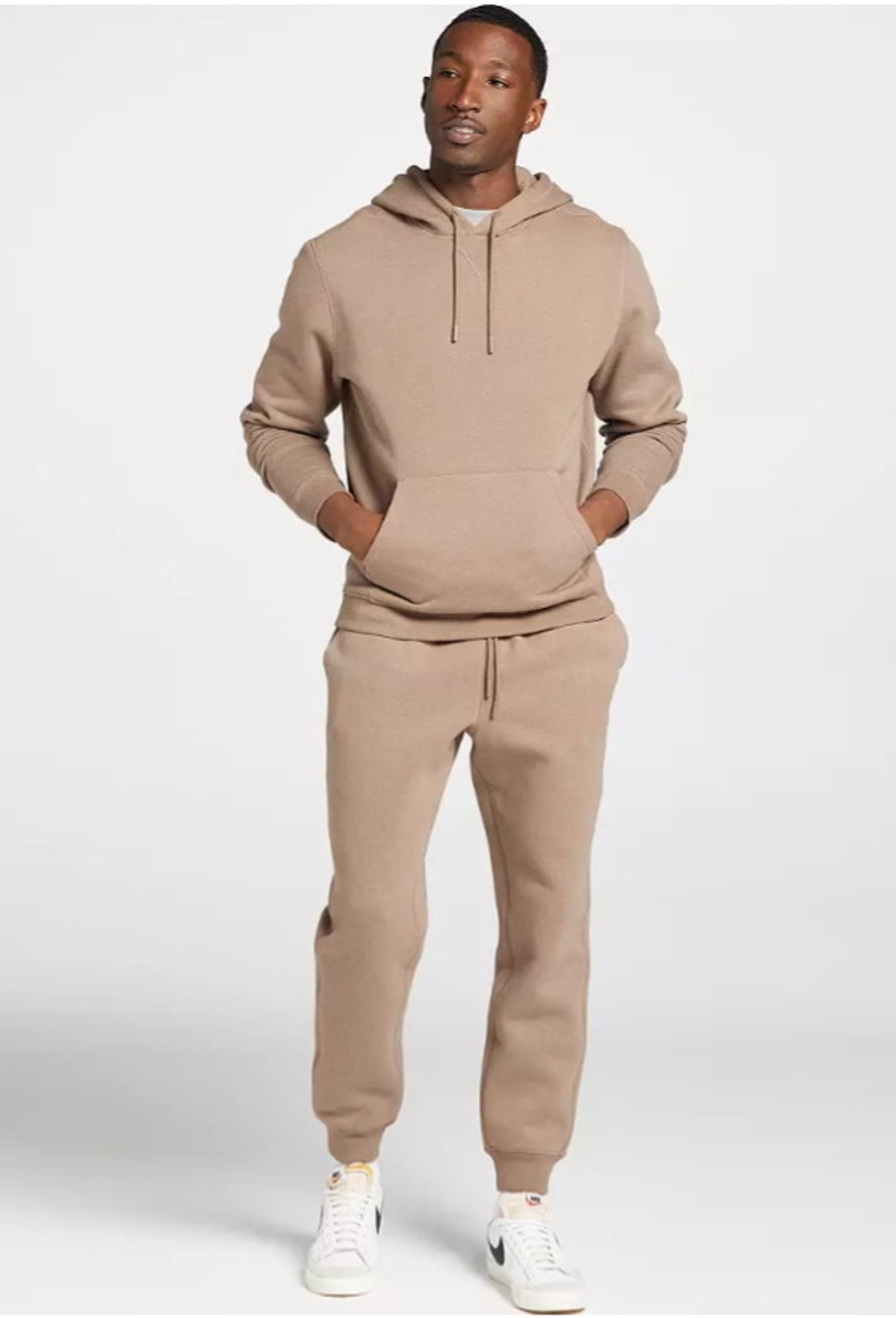 DSG Mens Medium Warm Almond Brown Classic Fleece Pants Active Joggers K22-34